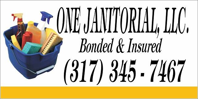 One Janitorial Magnet